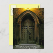 Carte Postale Apocalypse 3:20 Grande porte (Devant / Derrière)