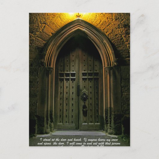 Carte Postale Apocalypse 3:20 Grande porte (Devant)