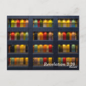 Carte Postale Apocalypse 3:20 Se tenir à la porte et frapper (Dos)