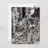 Carte Postale Apocalypse barbare Art 002 (Devant / Derrière)