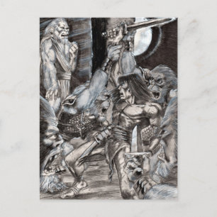 Carte Postale Apocalypse barbare Art 002