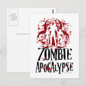 Carte Postale Apocalypse zombie (Devant / Derrière)