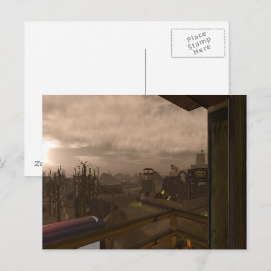 Carte postale Apocalyptique (Devant / Derrière)