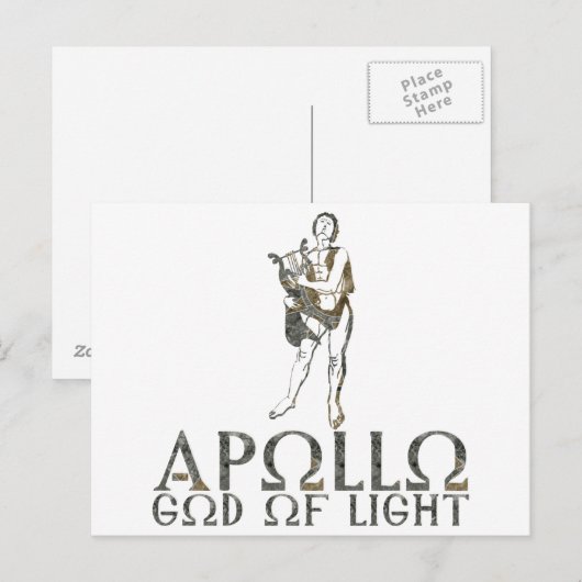 Carte Postale Apollo (Devant / Derrière)