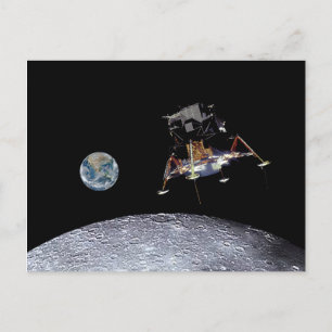 Carte Postale Apollo 11 Débarquement lunaire