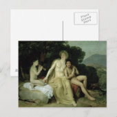 Carte Postale Apollo avec Hyacinthus et Cyparissus (Devant / Derrière)