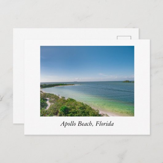 Carte Postale Apollo Beach Floride (Devant / Derrière)