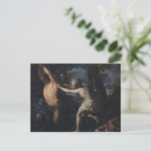 Carte Postale Apollo Flaying Marsyas par Girolamo Troppa (Debout devant)