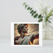 Carte Postale Apollo Greco Roman Dieu, (Debout devant)