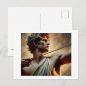 Carte Postale Apollo Greco Roman Dieu, (Devant / Derrière)