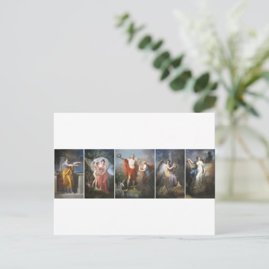 Carte Postale apollo & muses (Debout devant)