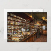 Carte Postale Apothecaire - Visite de la chimiste 1913 (Devant / Derrière)