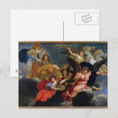 Carte Postale Apothéose du roi Louis XIV de France (Devant / Derrière)