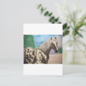 Carte Postale Appaloosa hiver (Debout devant)