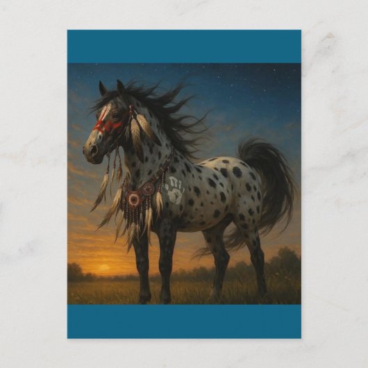 Carte postale Appaloosa Horse - Honovi (Devant)