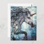 Carte Postale Appaloosa Unicorn (Devant / Derrière)