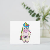Carte Postale Appareil photo Licorne (Debout devant)