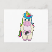 Carte Postale Appareil photo Licorne (Devant)