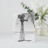 Carte Postale Appareil photo vintage cinéma ancien. (Debout devant)