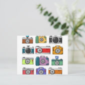 Carte Postale Appareils Photo Anciens (Debout devant)