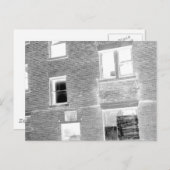 Carte Postale Appartement abandonné pour le loyer - négatif (Devant / Derrière)