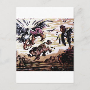 Carte Postale appât buzzard