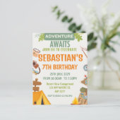 Carte Postale Appel à tous les campeurs heureux Camping (Debout devant)