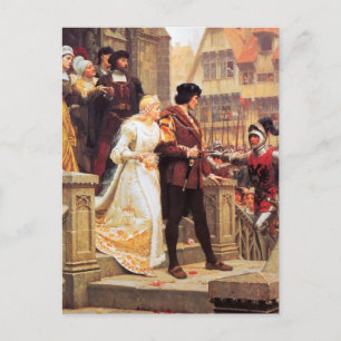 Carte Postale Appel aux armes par Edmund Blair Leighton