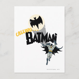 Carte Postale Appel de Batman Graphic
