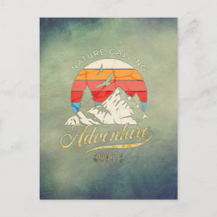 Carte Postale Appel de nature   Mountain Adventure Await