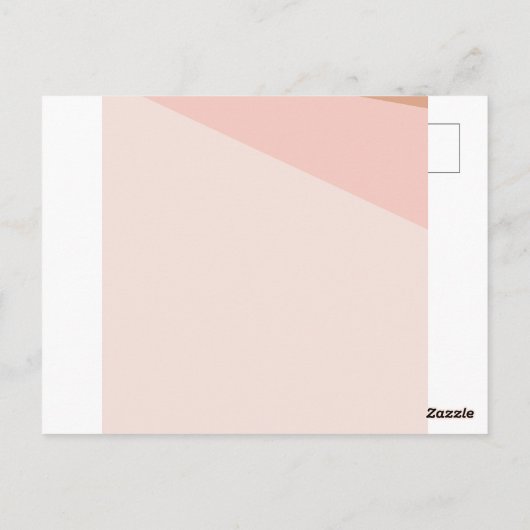 Carte Postale Appel de script Mariage Moderne Save the Date (Dos)