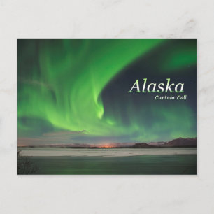 Carte Postale Appel du rideau de l'Alaska
