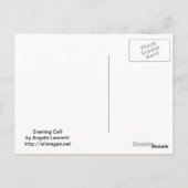 Carte Postale Appel du soir (Dos)