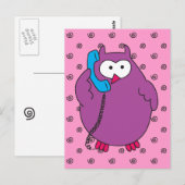 Carte Postale Appel Hootie (Devant / Derrière)