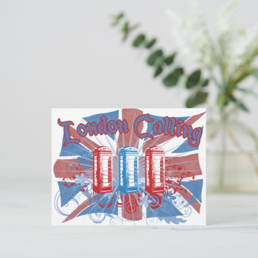 Carte Postale Appel Londres (Debout devant)