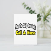 Carte Postale Appelez une infirmière (Debout devant)