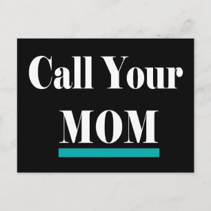 Carte Postale Appelez Votre Maman Fun Cadeau