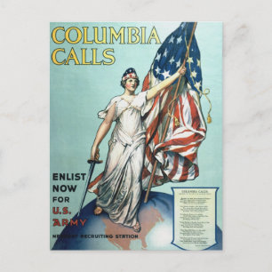 Carte Postale appels Columbia