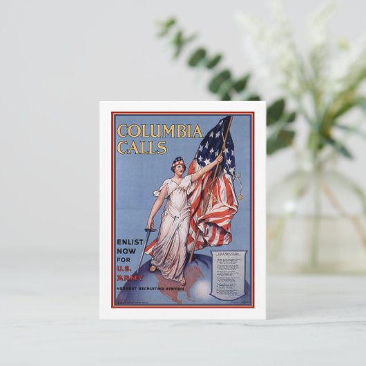 Carte Postale Appels Columbia (Debout devant)