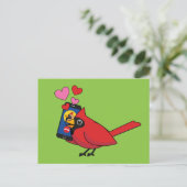 Carte Postale Appels d'accouplement Cardinal Bird Love (Debout devant)