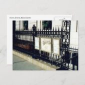 Carte Postale applaudissements boston (Devant / Derrière)