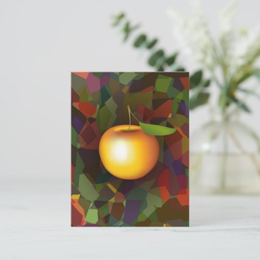 Carte Postale Apple 3-d (Debout devant)