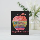 Carte Postale Apple anglais (Debout devant)