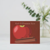 Carte postale Apple Cinnamon (Debout devant)