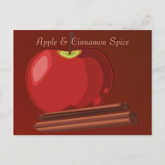 Carte postale Apple Cinnamon (Devant)