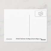 Carte Postale Apple de tableau périodique avec texte personnalis (Dos)