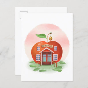 Carte postale Apple Schoolhouse