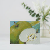 Carte postale Apple verte (Debout devant)