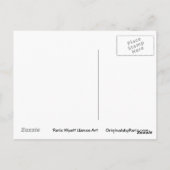 Carte postale Apple verte (Dos)