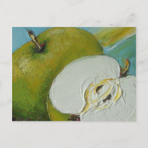 Carte postale Apple verte